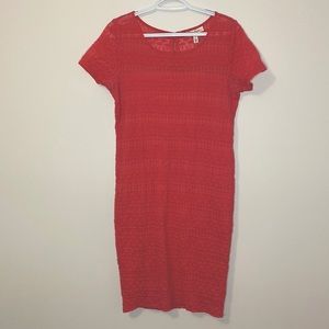 Jessica Simpson Maternity Coral Midi Dress